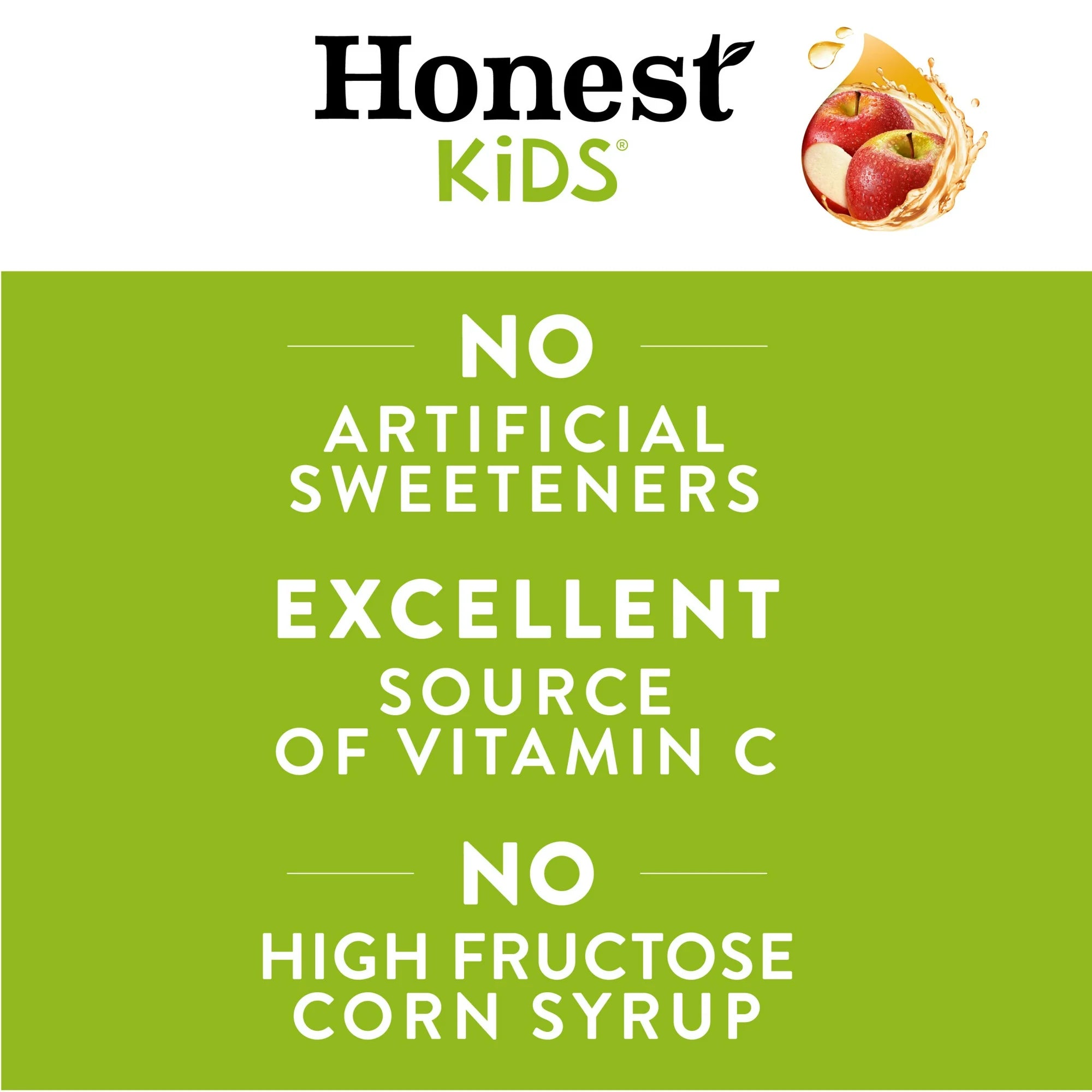 Honest Kids Organic Juice Drink, Appley Ever After, 6.75 fl oz, 8 Pack
