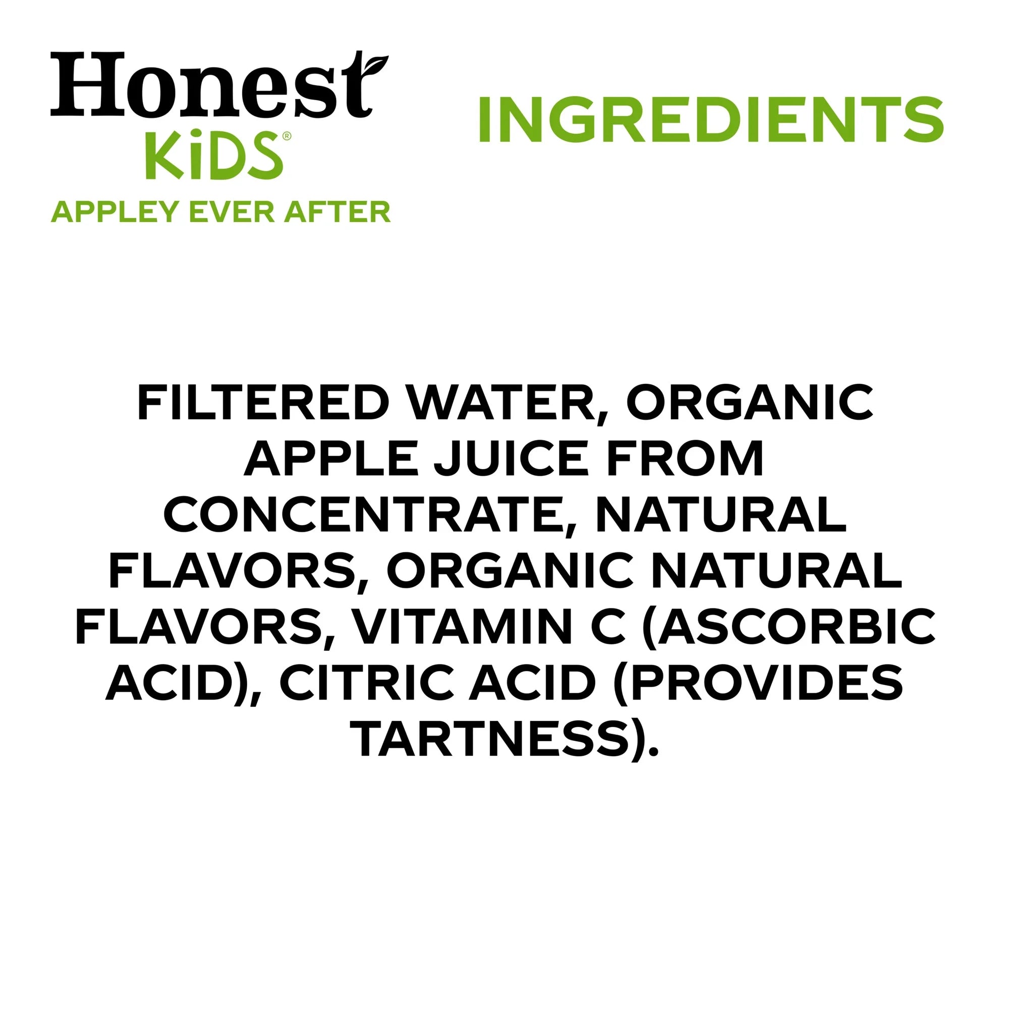 Honest Kids Organic Juice Drink, Appley Ever After, 6.75 fl oz, 8 Pack