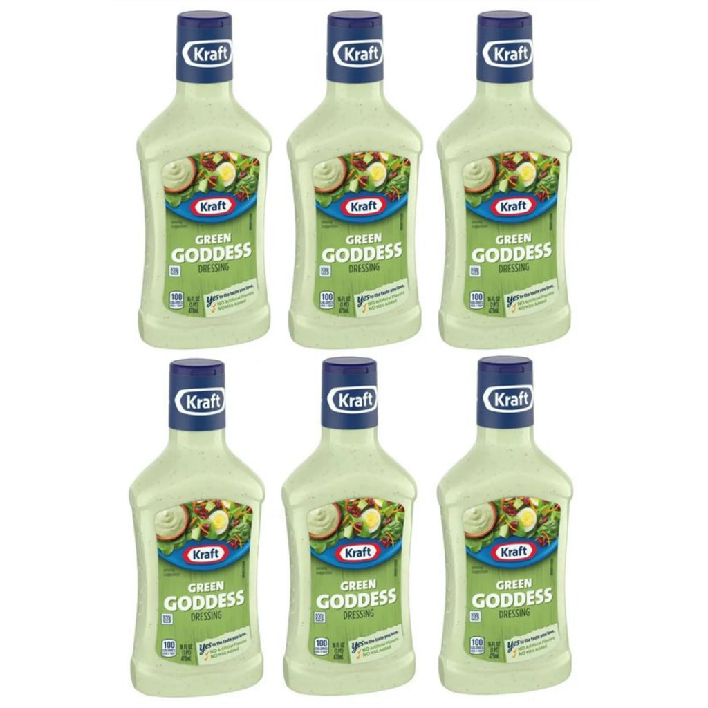 Kraft Green Goddess Salad Dressing (6 × 16 fl oz)