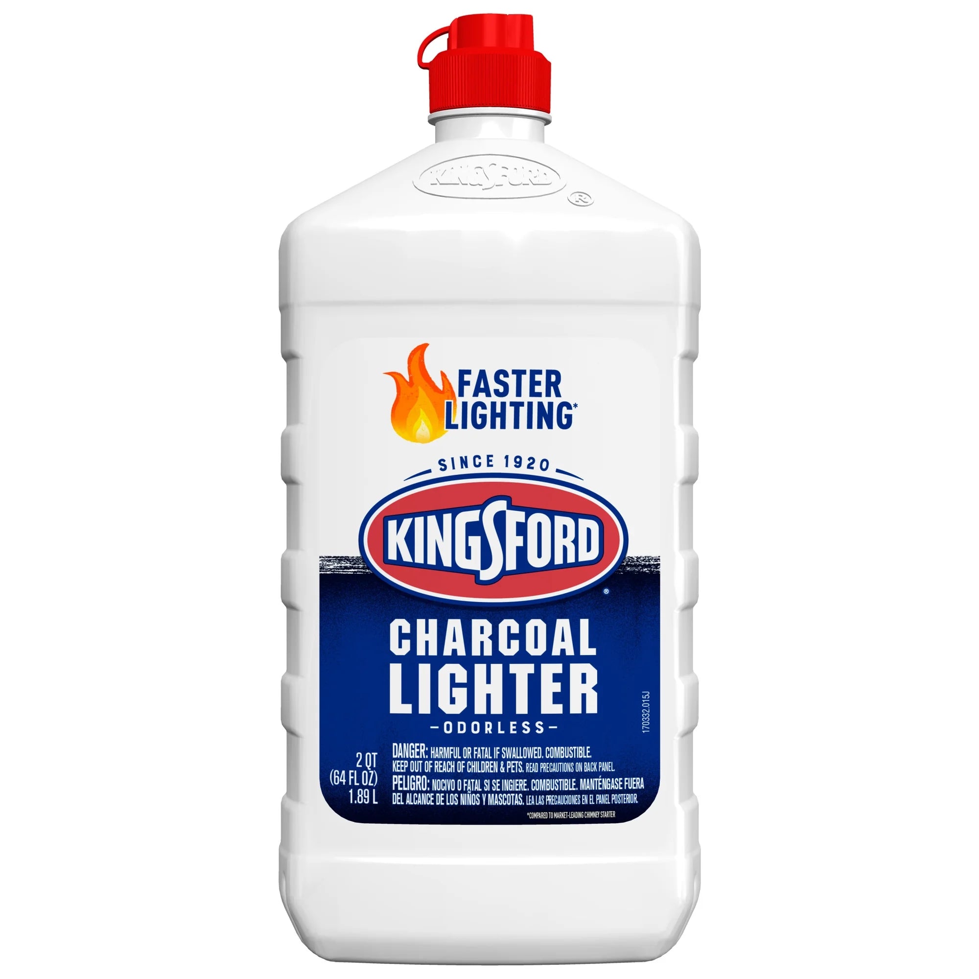 Lighter Fluid, Odorless, 64 oz