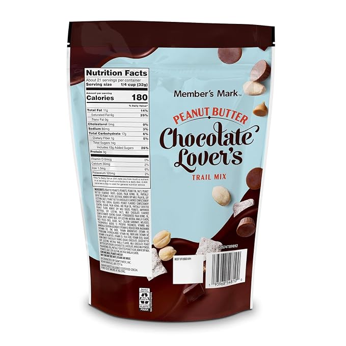 Member's Mark Peanut Butter Chocolate Lover's Trail Mix, 24 oz