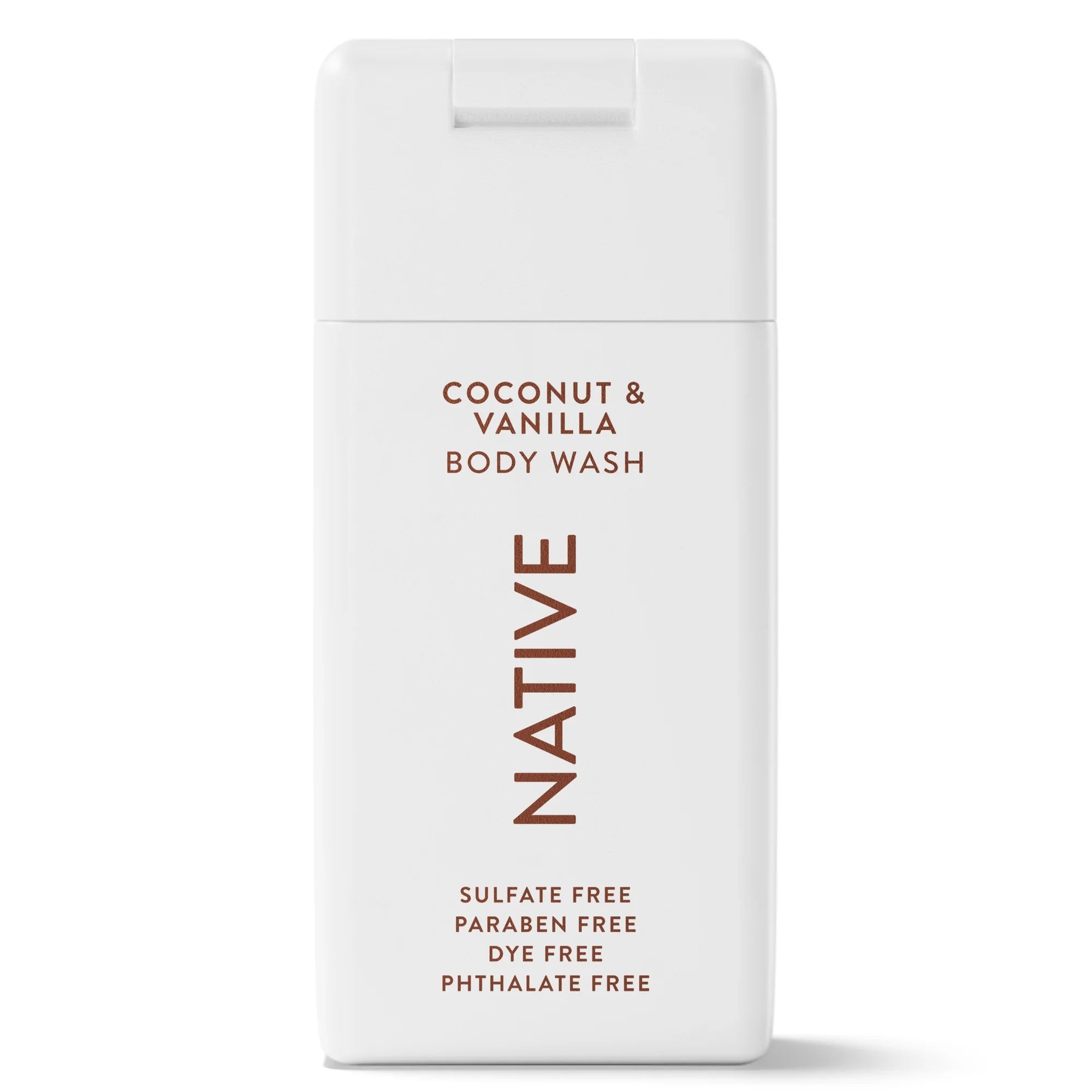 Native Coconut & Vanilla Body Wash, 3 oz Travel