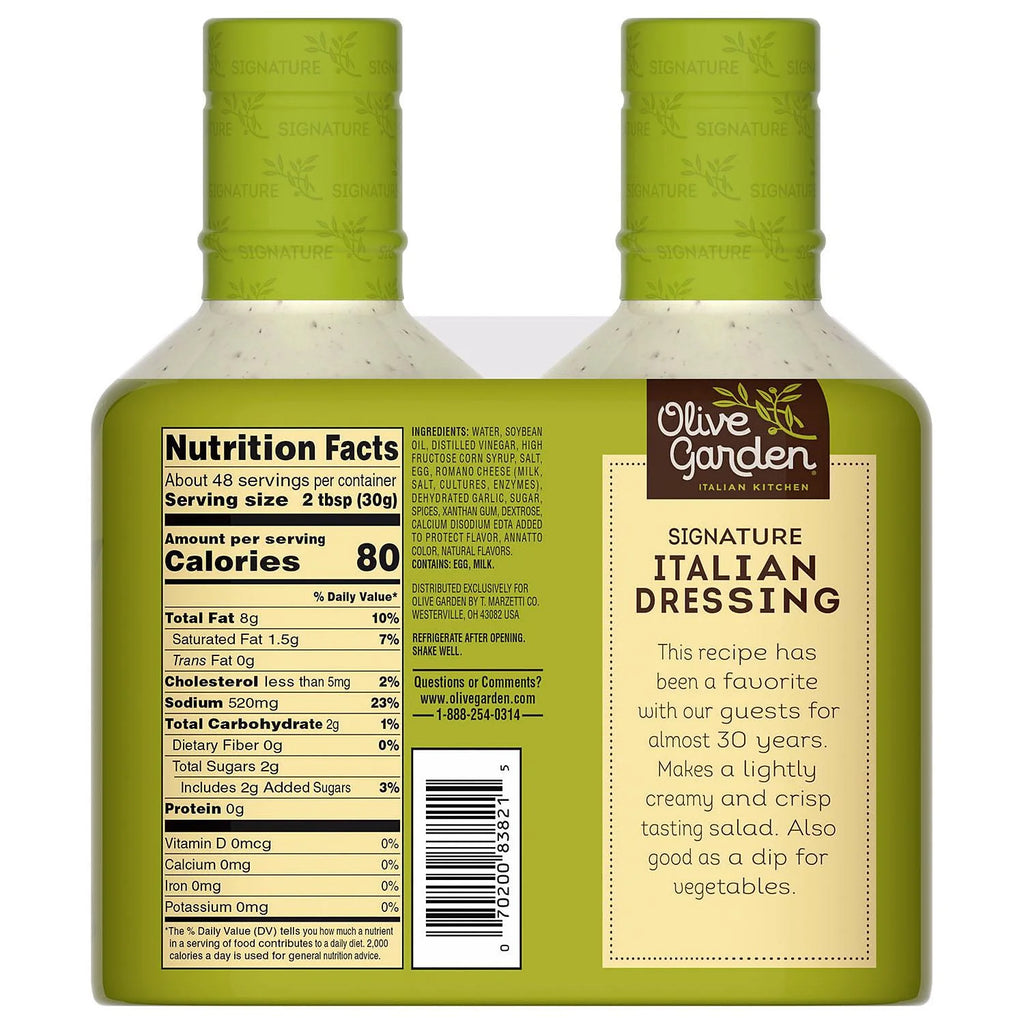 Olive Garden Italian Dressing (2 × 24 oz)