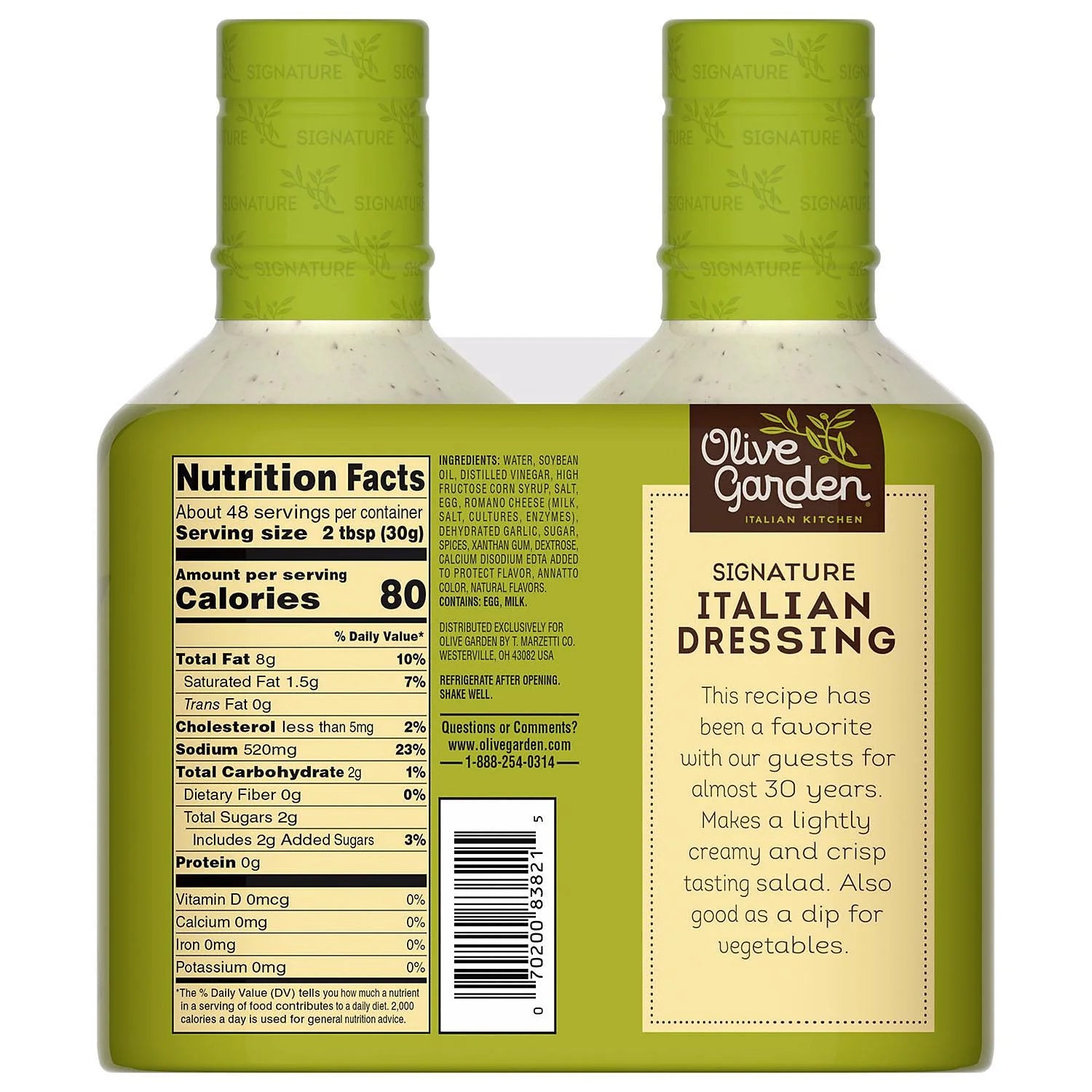 Olive Garden Italian Dressing (2 × 24 oz)