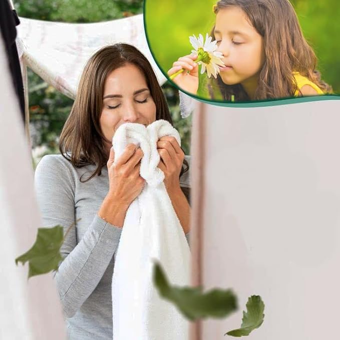 Premium 4 in 1 Laundry Dryer Sheets (6.4"x9") w/Easy-to-Dispense Box, Fabric Softener Fresh Scent