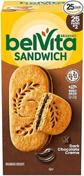 Whizzotech belVita Dark Chocolate Crème Breakfast Biscuits (25 Pack)