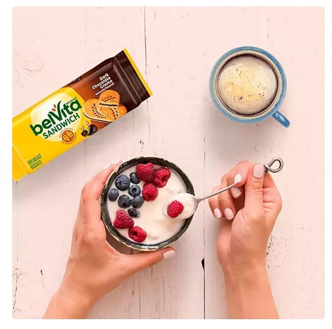 Whizzotech belVita Dark Chocolate Crème Breakfast Biscuits (25 Pack)