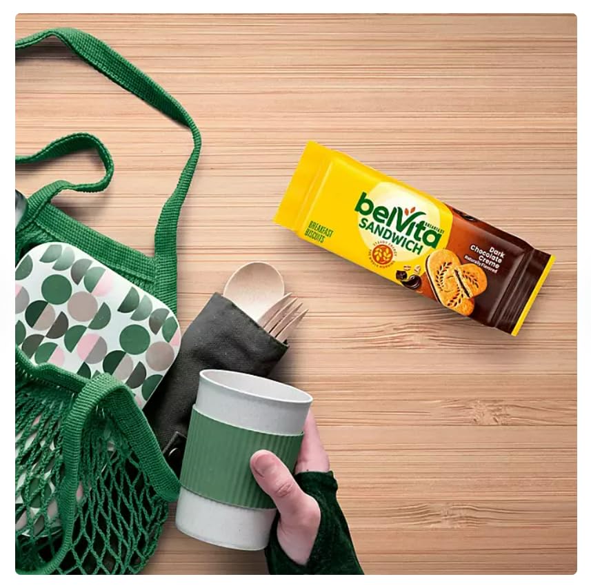 Whizzotech belVita Dark Chocolate Crème Breakfast Biscuits (25 Pack)
